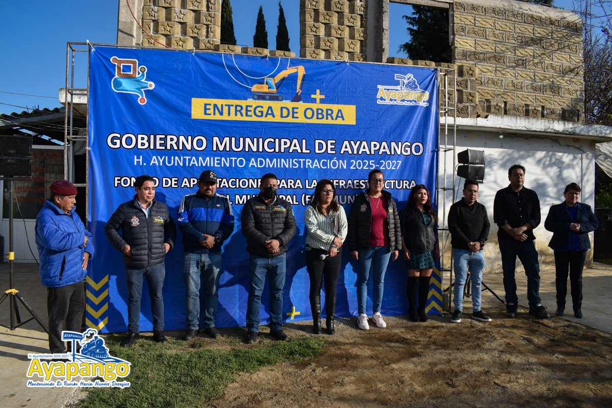 Acciones que fortalecen a las familias de Ayapango